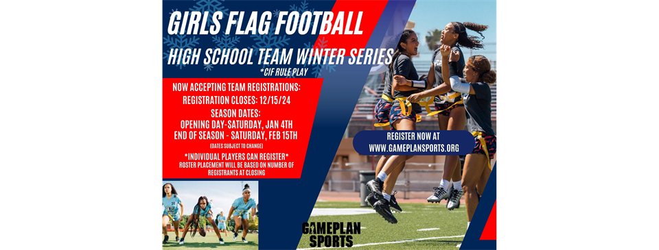 Girls High School Winter Series - Registration Open Now!