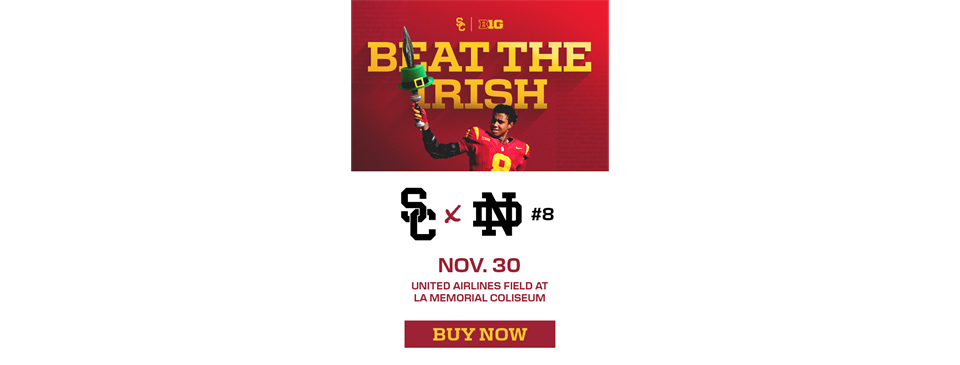 USC vs Notre Dame Discount Tickets Available Now (click pic)